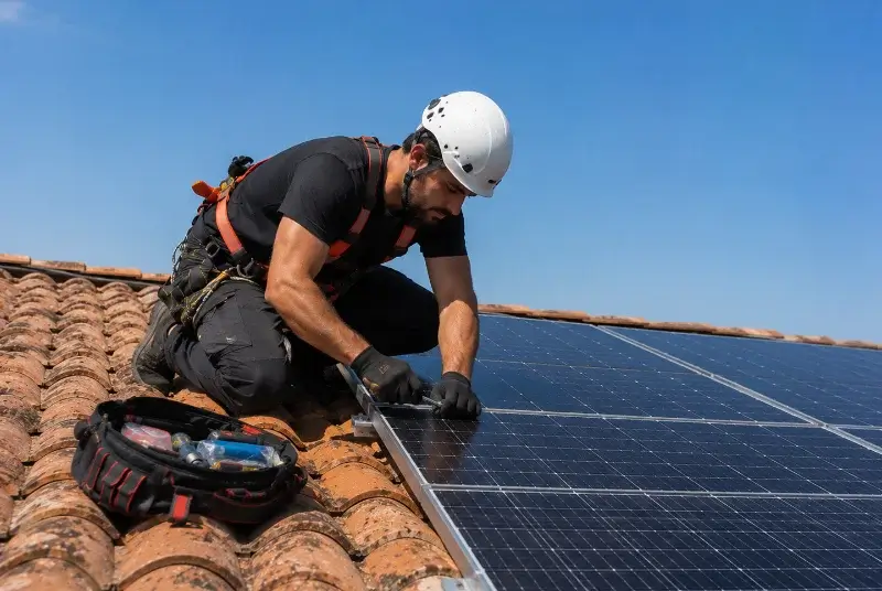 Maintenance et monitoring de panneaux solaires à Cholet